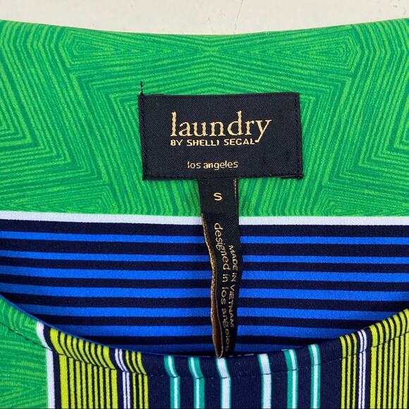 Laundry By Shelli Segal Bright Pattern Dress Sz S - Picture 5 of 5